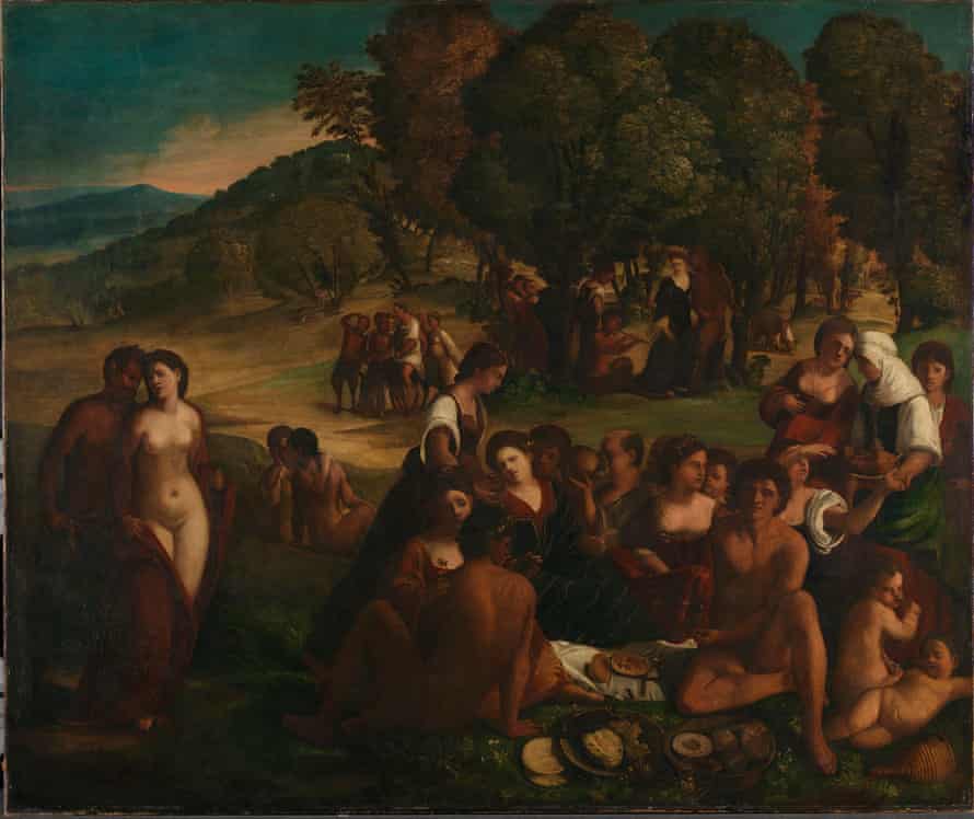A Bacchanal, follower of Dosso Dossi, 1525