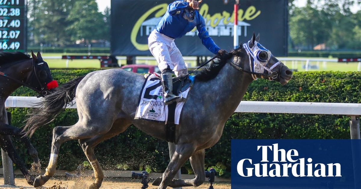 Essential Quality wins Belmont Stakes as banned Baffert stays in background