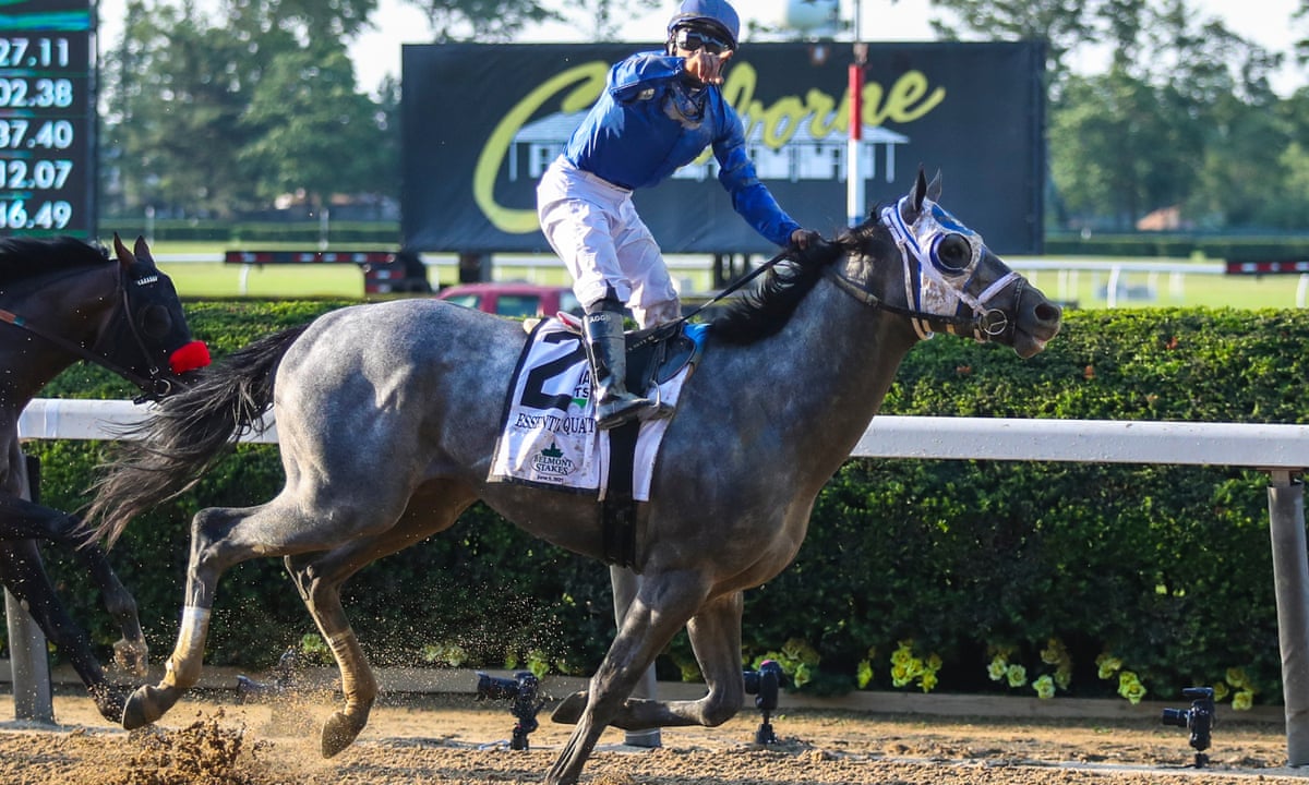 Essential Quality Wins Belmont Stakes As Banned Baffert Stays In Background Belmont Stakes The Guardian Brab Cox Horses Breeders Cup 2022