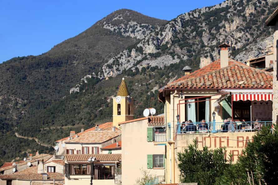 The perched village of Sainte Agnes, French Riviera