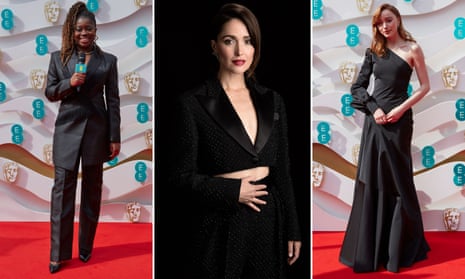 Back to black (and white): Baftas style sticks to dressing-up classics | Fashion | The Guardian Back to black (and white): Baftas style sticks to dressing-up classics | Fashion | The Guardian