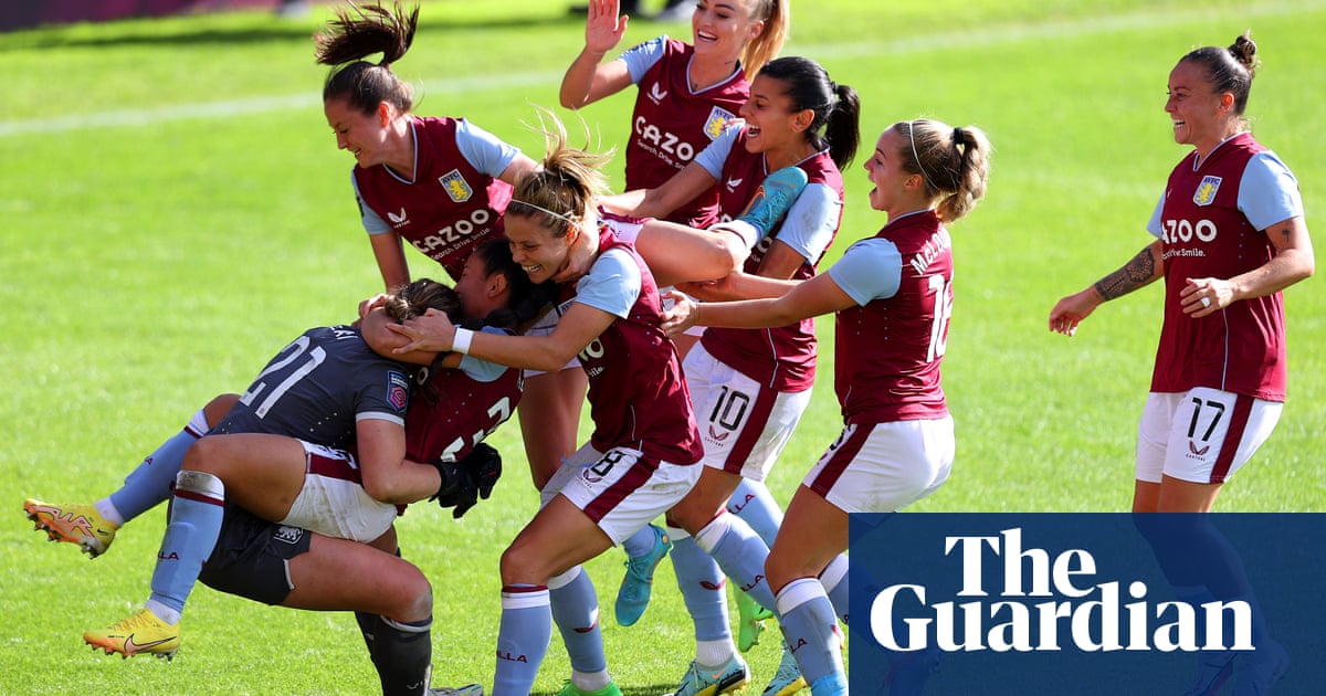 Leat’s heroics give Villa Continental Cup shootout win over Manchester United