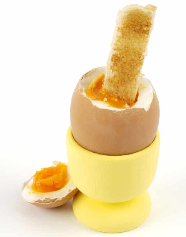 Boiled egg with toast soldier