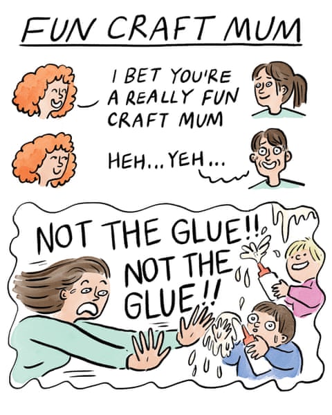 Becky Barnicoat cartoon, panel 1