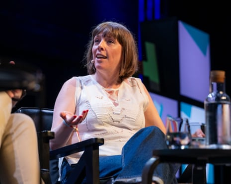 Jess Phillips appearing at Hay Festival last week.