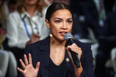Congresswoman Alexandria Ocasio-Cortez told a Munich Security Conference panel in February that US military aid had “enabled a genocide in Gaza”.