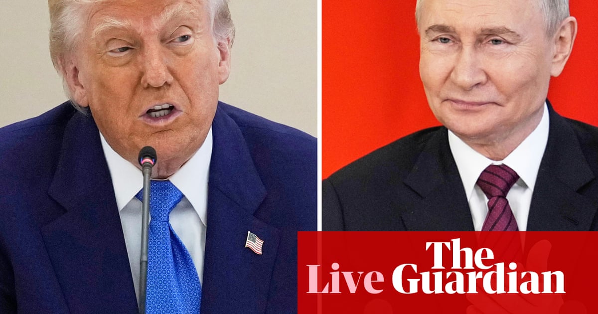 Trump to speak to Putin and Zelenskyy about Ukraine ceasefire US politics live