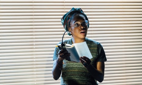 Cherrelle Skeete in A Small Place at the Gate theatre in London.