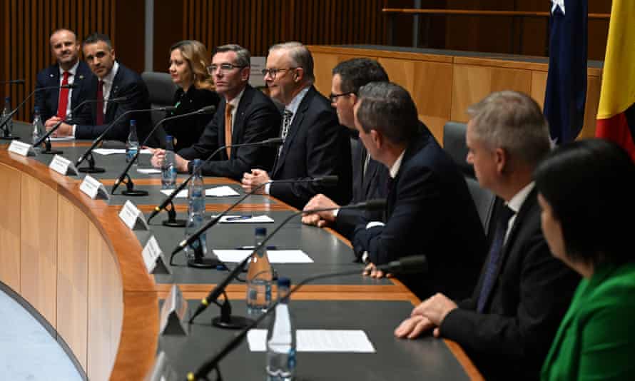 National Cabinet meeting at Parliament House in Canberra