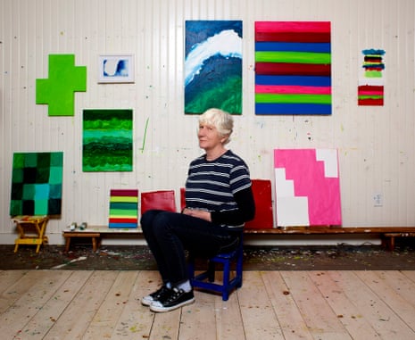 ‘Wow, this is like being in the Olympics’ … Mary Heilmann in her New York studio.