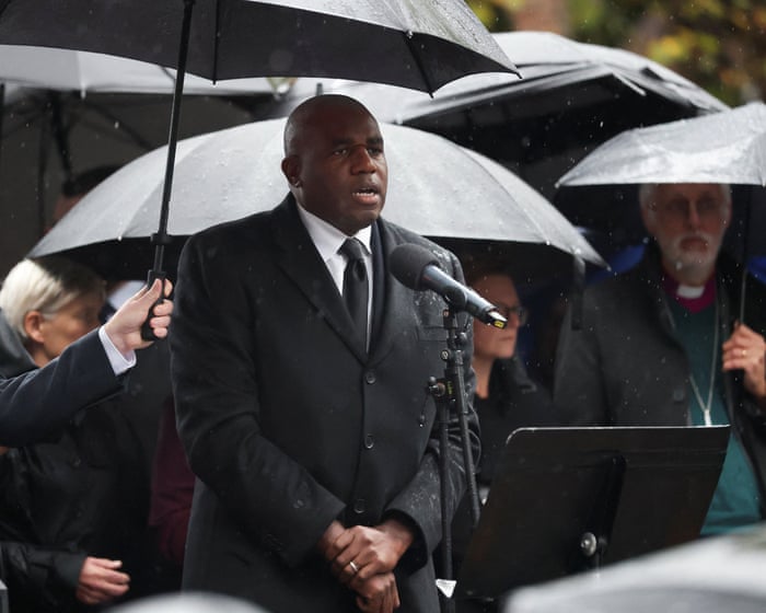 Lammy heckled at vigil for Manchester synagogue attack; one victim died after apparently being hit by police bullet – latest