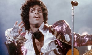 Prince performs at the Fabulous Forum, California in 1985