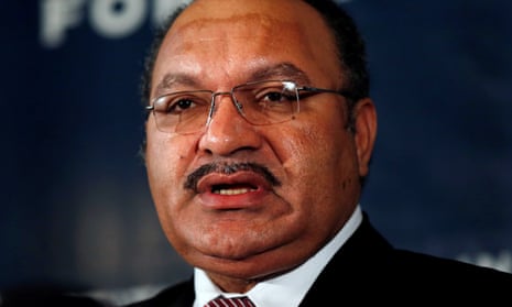 Papua New Guinea’s prime minister, Peter O’Neill 