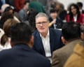 Keir Starmer during a visit to Newton Leys Pavilion, in Milton Keynes, Buckinghamshire, on Wednesday