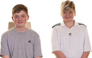 Photo issued by South Yorkshire Police of Tristan and Blake Barrass, aged 13 and 14. Photo issued by South Yorkshire Police of Tristan and Blake Barrass, aged 13 and 14.