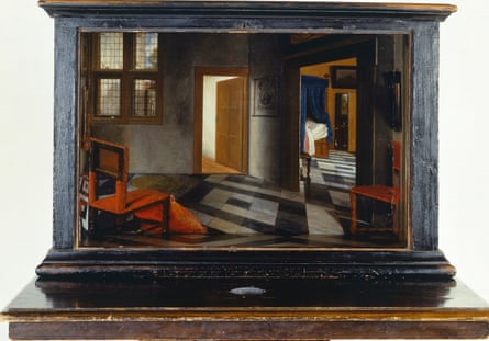 A Peepshow wWith Views of the Interior of a Dutch House by Samuel van Hoogstraten, about 1655-60