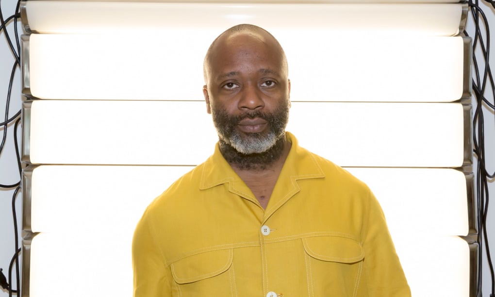 Theaster Gates during the installation of his exhibition Black Madonna at the Kunstmuseum Basel.