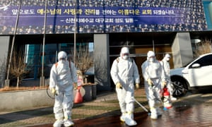 Image result for South Korean city on high alert as coronavirus cases soar at 'cult' church