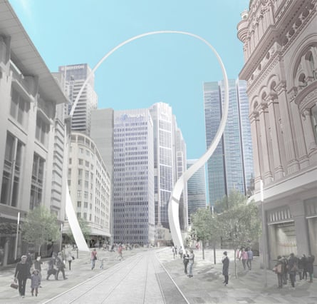 The planned Sydney Cloud Arch.