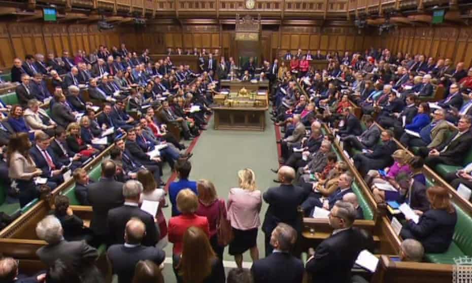 The chamber in the House of Commons