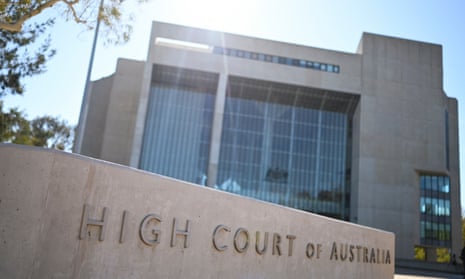 The high court of Australia in Canberra.