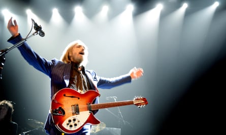 Tom Petty and the Heartbreakers performing at the Globe Arena, Stockholm, Sweden, in 2012.
