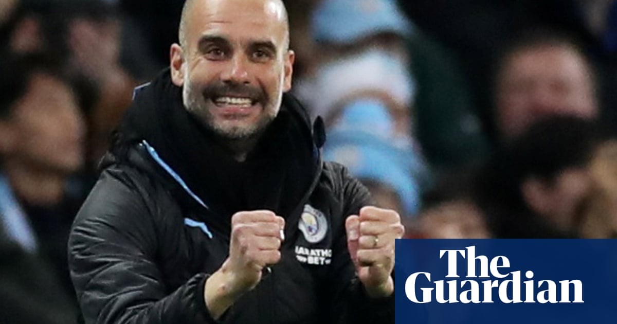 Pep Guardiola says Manchester City were England’s ‘team of the decade’