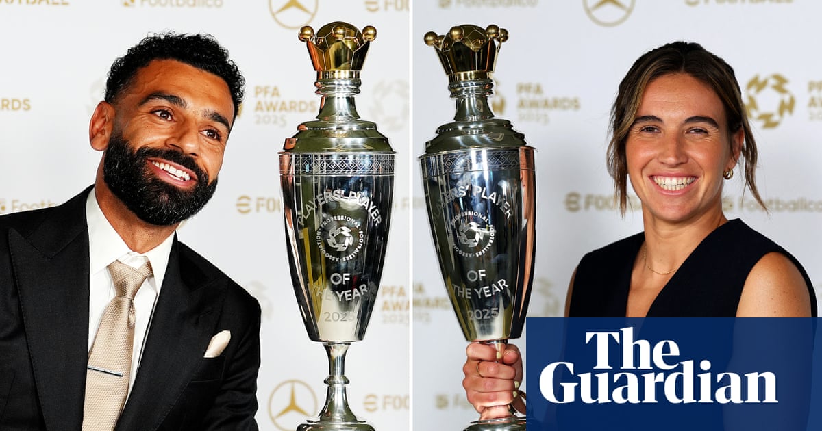 Prolific Salah and Caldentey rewarded with PFA player of the year awards