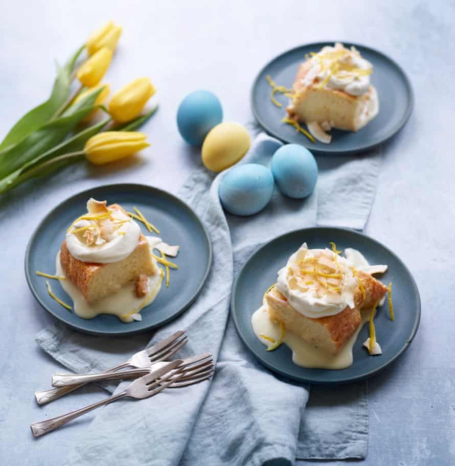 Coconut tres leches cake