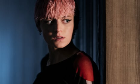Outstanding … Emma Corrin in A Murder at the End of the World.