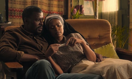 From left: Vuyo Dabula as Max and Gail Mabalane as Zenzi in Unseen.