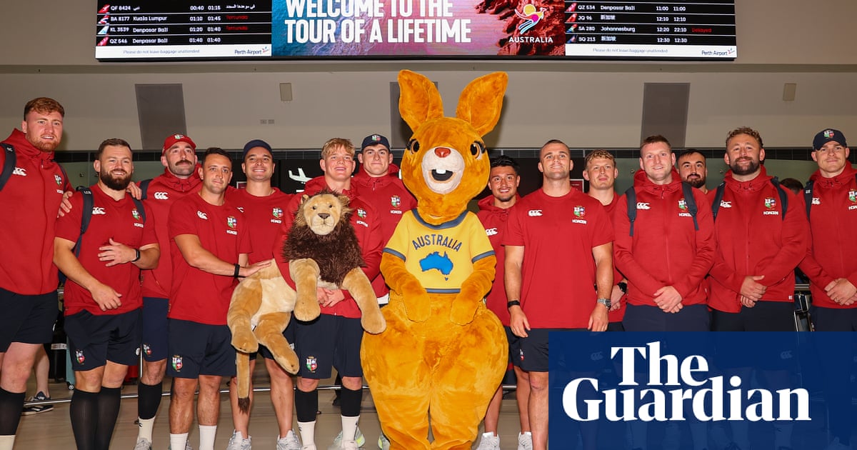 Andy Farrell's Lions land in Australia aiming to revive the spirit of Sydney