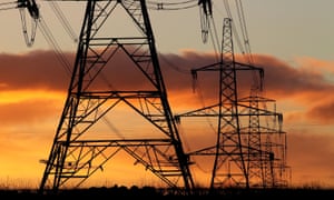 Electricity pylons