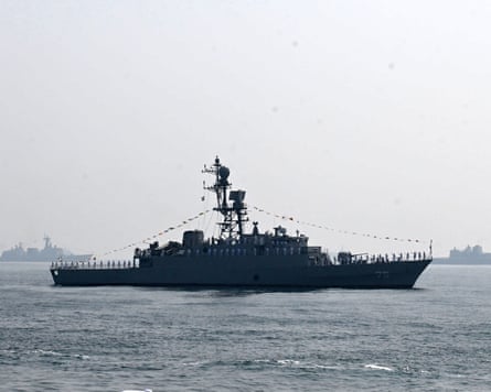 The IRIS Dena in the Bay of Bengal