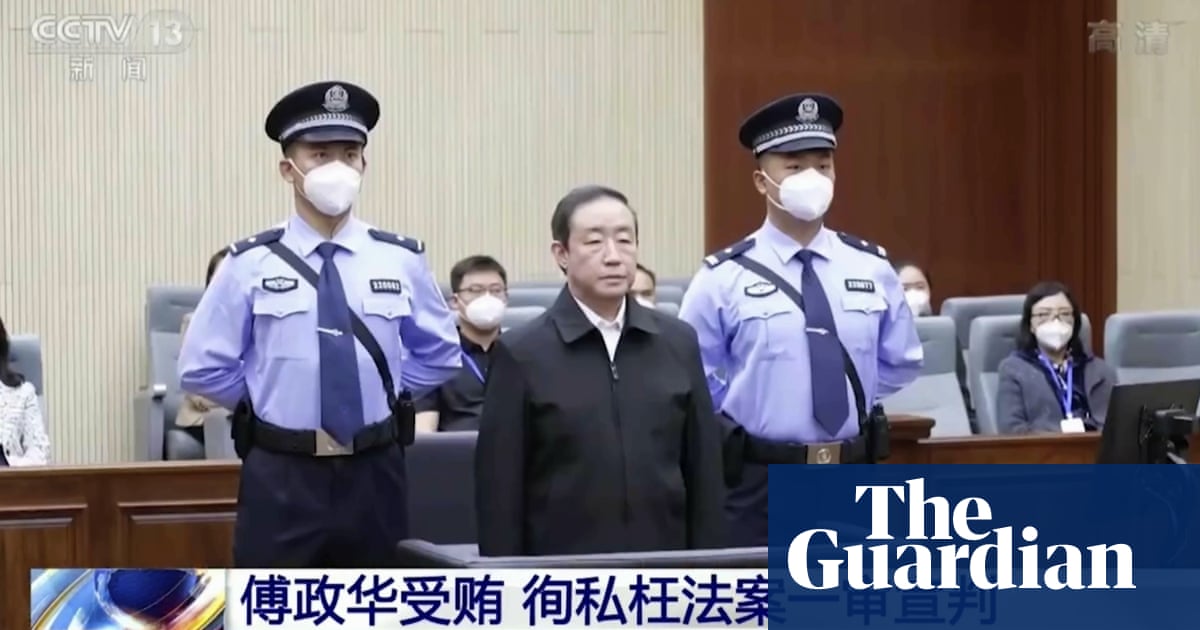 China's former justice minister faces life in prison amid purge of security officials - The Guardian