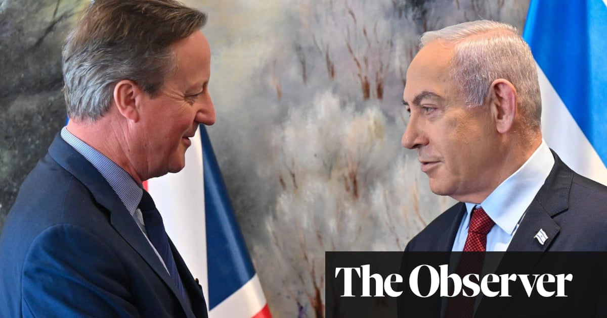 David Cameron, the ‘prime minister for external affairs’, gets tough on Israel | David Cameron