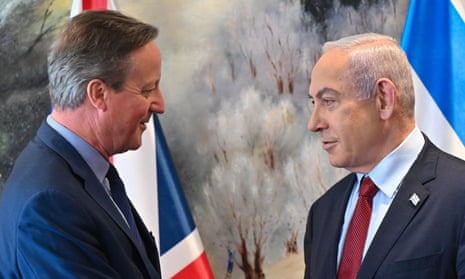 British foreign secretary David Cameron meets Israeli prime minister Benjamin Netanyahu in Jerusalem last November.