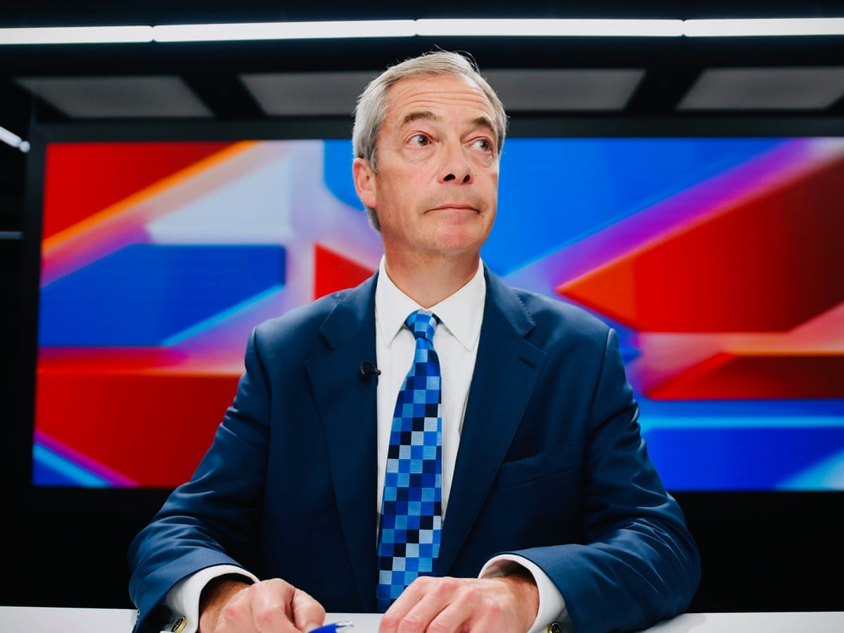 Open-mouthed Farage struggles to find his voice as GB News is caught between Trump, its viewers and reality | Nigel Farage | The Guardian