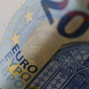 Euro banknotes