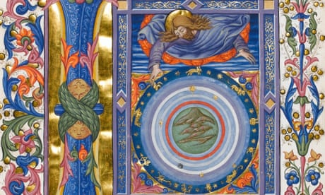 Leaf from an Antiphoner, Creation of heaven and earth.