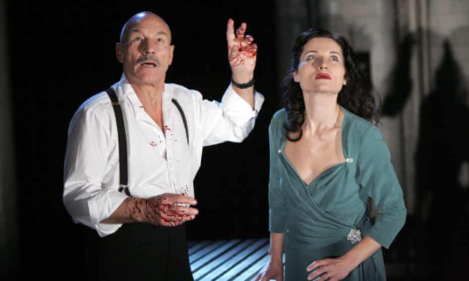 Patrick Stewart and Kate Fleetwood in a 2007 production of Macbeth.
