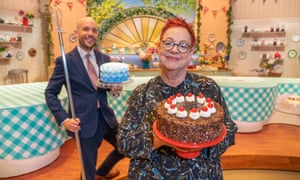 Barbs… with Jo Brand on Bake Off's Extra Slice.