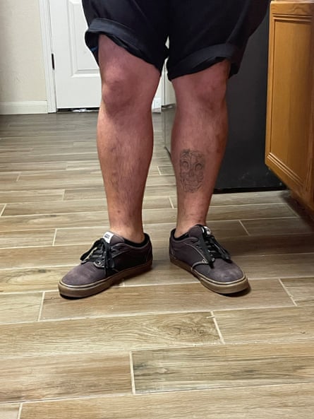 Nathan Alvarez’s feet.