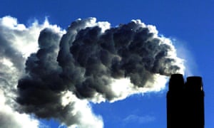 A coal fired power plant