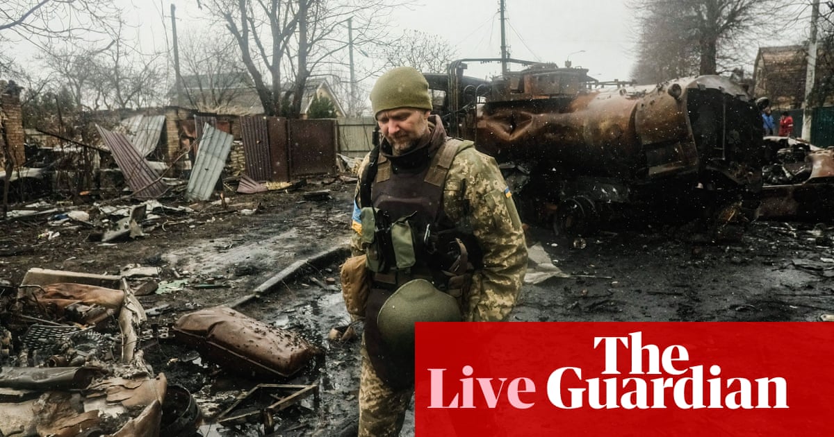 Russia-Ukraine war latest: Zelenskiy calls Russian forces ‘butchers’ after civilian mass graves found around Kyiv – live