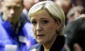 Presidential election candidate Marine Le Pen