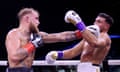 Jake Paul boxing against Tommy Fury in 2023.