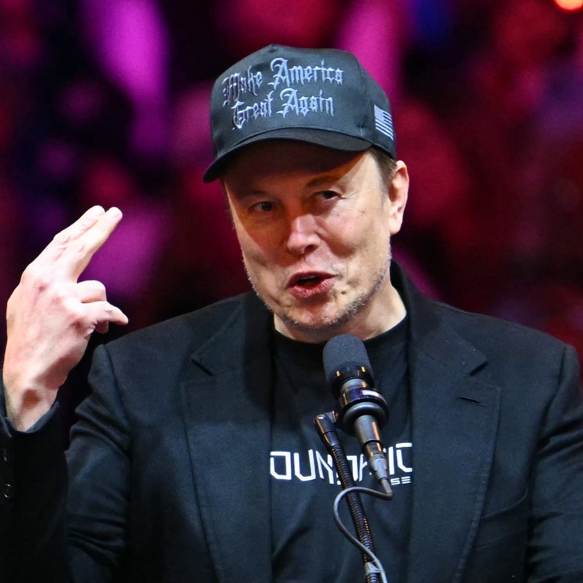 US judge returns lawsuit against Elon Musk's $1m voter scheme to state court | US elections 2024 | The Guardian