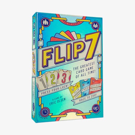 Flip 7 card game.