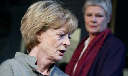 Maggie Smith, foreground, and Judi Dench in The Breath of Life, directed by Howard Davies at the Theatre Royal Haymarket, London, in 2002.